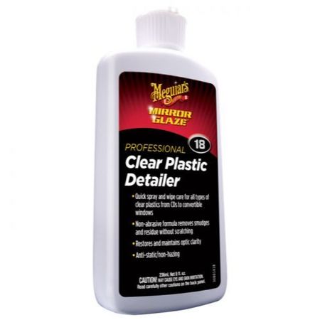 Meguiars CLEAR PLASTIC CLNR/POLISH 8-OZ SPRY MGM-1808